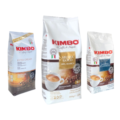 3kg balíček Kimbo Aroma Gold, Espresso Classico, Extra Cream